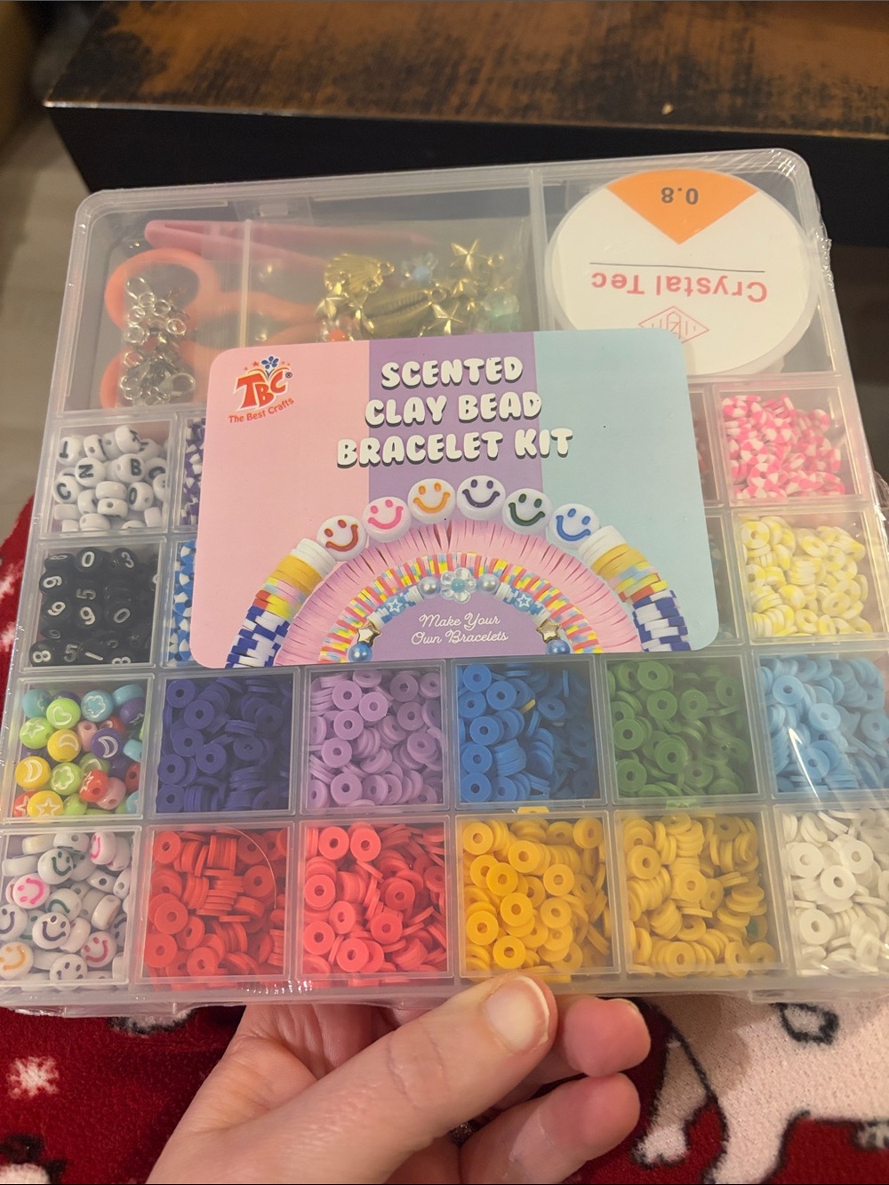 Scented Clay Bead Bracelet Kit - Multicolor